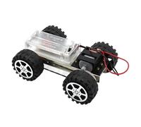 DIY Four Wheel Drive Car Model Kit Science Experiment STEM Learning Toy for Kids Hands-On Engineering Project