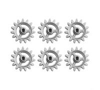 DIY Frame Gear Automatic Rotating Barbecue Tool Accessories Set for BBQ Grills - 6 Pieces Metal Gears for Even Cooking and Enhanced Flavor on Gas Charcoal Electric Grills