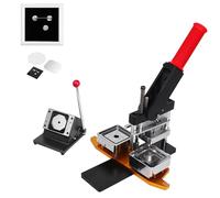 DIY Fridge Magnets Maker Machine | 50x50mm Square Button Badge Press | Photo Magnet Craft Tool for DIY Projects | Includes Consumables