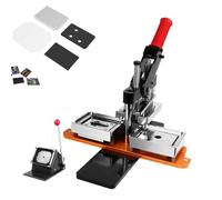 DIY Fridge Magnets Maker Machine,Metal Badge Cutting Machine,for Create Custom Photo Magnets Badges Pins Armbands (100xAcrylic S)