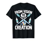 DIY from Vision to Creation Motivational Slogan T-Shirt