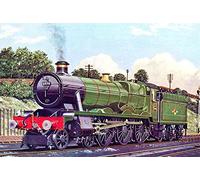 DIY Full Drill 5D Diamond Painting Kit Green Train Drill Diamond Painting by Number Kit Embroidery Cross Stitch Pictures Arts Craft Canvas for Home Wall Decor 40×50cm