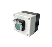 DIY Green Reset Momentary 22mm Push Button Switch With Cover 1P 5A Elevator Power Start Control Box IP65 IDGTTLDF