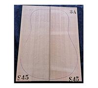 DIY Guitar Kits 1Set AAA Claw Pattern Sitka Spruce Solid Wood Guitar Panel Material Guitar Maintenance Material 540 * 220 * 4.5mm Unfinished Guitar Body (Color : S45)