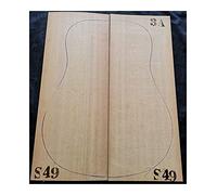 DIY Guitar Kits 1Set AAA Claw Pattern Sitka Spruce Solid Wood Guitar Panel Material Guitar Maintenance Material 540 * 220 * 4.5mm Unfinished Guitar Body (Color : S49)