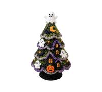 DIY Halloween Table Decoration - Craft Project for Children and Adults - Create Festive Atmosphere at Home - Glow Effects in the Dark - Easy Assembly (White, 20 cm)