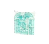 DIY Hamster Tunnel 2-Pack Transparent Runway for Small Pet Exercise | Build custom play zones with 5.5cm clear tubes. Safe, modular, and easy to clean.(Green)