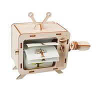 DIY Hand Crank Animation Machine Model Kit Collection Craft Teaching Aid