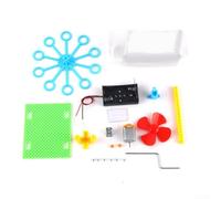 DIY Hand-Crank Bubble Machine Kit, Science Experiment Toy with Dual