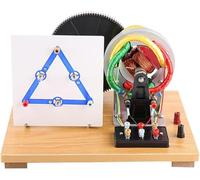 DIY Hand Cranked AC DC Generator Model, Three Phase Power Generator Motor Activity Teaching Model for School Labs Learning