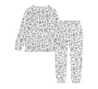 Diy Hand Painted Pajamas To Color Sleepwear,Clothing For Kids Pajamas Coloring Kids Christmas Pajamas Colorable Pajamas For Boys Colouring Pjs For Kids Set For Boys And Girls For Ages 2-9