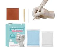 DIY Hand Powder Set - 3D Model Clone Powder, Handprint Souvenir Activity | Creative Craft Kit for Children and Adults, Funny Memory Gift with Easy Mixable Mould Casting for Perso