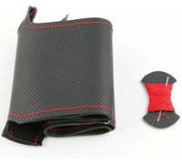 DIY Hand-stitched Black Artificial Leather Car Steering Wheel Cover for Chevrolet Cruze 2009-2014 for Aveo 2011-2014 for Orlando 2010