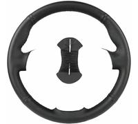 DIY Hand-stitched Black Artificial Leather Car Steering Wheel Cover for Jeep Commander (XK) Grand Cherokee III(WK) Cherokee IV(KK) 2008-2010 for Dodge Nitro 2007-2012
