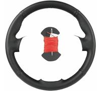 DIY Hand-stitched Black Artificial Leather Car Steering Wheel Cover for Jeep Commander (XK) Grand Cherokee III(WK) Cherokee IV(KK) 2008-2010 for Dodge Nitro 2007-2012