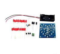 DIY Heart LED Kit 18pcs Red Flashing Circuit Soldering(A)