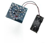 DIY Heart-Shaped Flashing Lamp Kit, 18pcs Red LED Analog Circuit Soldering Project, Fun Making Light for Students Hobbyists Learning Electronics+++(B)