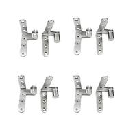 DIY Hidden Hinges Stainless Steel Heavy-Duty Pivot for Wooden Doors Adjustable Gap Axis Up and Down Door