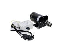 DIY High Speed Bead Lathe Electric Grinder, Bench Drill Set Speed Controller with 350W DC Permanent Magnet Motor 400-7000RPM