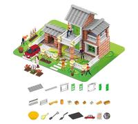 DIY House | Architecture Model Toy Puzzle - DIY Tiny House Kit | for Boys Girls Teens Students Home Decor Bookshelf Bedside Dorm Apartment Living Room Nursery