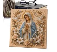 DIY Jesus Pearl Art Craft Kit, Religious Diamond Bead Painting Decor Set