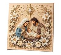 DIY Jesus Pearl Art Kit, 3D Special Shape Diamond Art Painting for Adults
