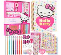 DIY Journal Kit for Girls Teens A5 Diary Kawaii Art Supplies Stickers Sticky Notes Keyring Coloured Pens Arts and Crafts Anime Gifts