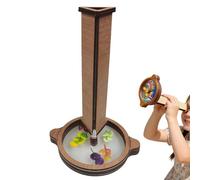 Diy Kaleidoscope Toy, Wooden Educational Craft, Decorative Prop with 3d Lens Feature, Rotating Holder Accessory Tool, Stylish Play Stand with Chic Design, Household Aid for Kids Adults Outdoor Events