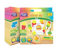 DIY Kids Art Set - Return Gift Combo for Birthday - Age 3 Years and Above - 6 Piece Assorted Theme Set