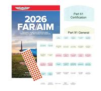 DIY Kit 2026 ASA FAR/AIM Book + 50 Tabs for Instrument Flight Rules - IFR Kit