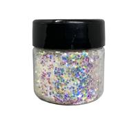 DIY Kit Creations: Double Rainbows Biodegradable Chunky Cosmetic Grade Glitter 0.75 oz jar - Vegan & Made in The USA