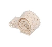 DIY Lace Ribbon, Cotton Net, 2.5 cm Wide, 20 Yards, Exquisite Lace Trim Curtains, Clothing, Tablecloths, Gift Decoration (Cream White)