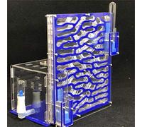 DIY Large Acrylic Ant Farm with Feeding Area Large Ant House Ant Nest Villa Insect Pet Ant Hill Workshop 6 Layers 19.5 x 15 x 22 cm (Blue)