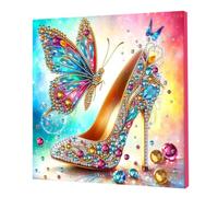 DIY Large Gem Art Kit with Frame Special Shaped 9.84x9.84inch