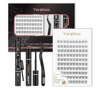 DIY Lash Extension Kit, 100Pcs Individual False Eyelash Clusters, C Mix Curl 10-16mm, 2-in-1 Bond Seal Glue, Lash Remover, Tweezer, Women Natural Eyelash Extension Set, Beginner Home Use (Black-B2)