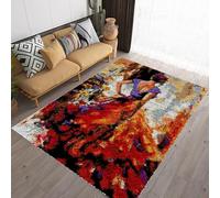 DIY Latch Hook Kits Hand Craft Embroidery DIY Tapestry Carpet Rug Making for Adults, Canvas Yarn Latch Hook Kit DIY Crochet Rug Making Kit for Beginners, Unfinished Crocheting Tapestry 38 x 52 cm