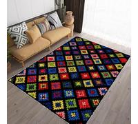 DIY Latch Hook Kits Hand Craft Embroidery DIY Tapestry Carpet Rug Making for Adults, Canvas Yarn Latch Hook Kit DIY Crochet Rug Making Kit for Beginners, Unfinished Crocheting Tapestry 38 x 52 cm