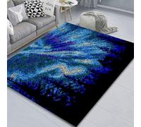 Diy Latch Hook Rug Kits Fantasy Blue Latch Hook Rug For Diy With Cushion Latch Sets Latch Hook Kit For Children And Adults 31x63in