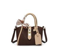 DIY Leather Bag Making Kit 1Set DIY Handmade Bag Handbag Stitching with Sewing Handel Hand Material Pu Leather Accessories for Craft(Brown Material)