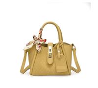 DIY Leather Bag Making Kit 1Set DIY Handmade Bag Handbag Stitching with Sewing Handel Hand Material Pu Leather Accessories for Craft(Yellow Material)