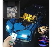 DIY LED Light Lighting Kit For LEGO 42083 Bugatti Chiron Technic Set With Remote