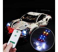 DIY LED Light Lighting Kit ONLY For LEGO 42096 Technic 911 RSR Bricks+Remote Control