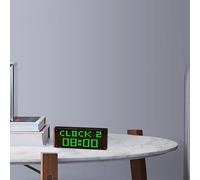 DIY LED Spectrum Analyzer Kit, Music VU Meter Display with 8 Effects, FFT Audio Visualizer Clock, Brightness Adjustable, USB Powered, Red Blue Green White, Needs Soldering