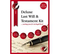 DIY Legal Forms Deluxe Last Will and Testament Kit, 2026-27 Edition. Solicitor Approved. for up to Two People.