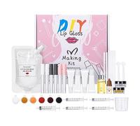 DIY Lip Gloss Making Kit Gift - Make Your Own Moisturizing and Shiny Lip Gloss with Lip Gloss Kit for Women and Girls