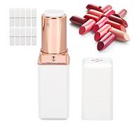 DIY Lip Gloss, Refillable Lipstick Tube, Portable Empty Lip Balm Container for Daily Travel, with UV Light Cleaning