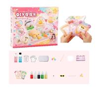 Diy Liquid Silicone Squish Maker, Super Soft Fast Cure Taba Squeezetoys Silicone Rubber Making Kit, Your Own Squishier Fidget Toy for Stress Relief, Cute Mini Squishier Toys for Kids Adult & All Age