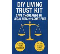 DIY Living Trust Form Kit with Sample Documents and Blank Forms, Avoid Probate Estate Planning Package