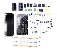 DIY LM3886 Stereo Amplifier Board Kit with OP07 DC Servo and 5534 Op Amp, Dual Channel Power Amplifier Board with Heat Sink for Home Audio Projects, AC 12-28V Powered