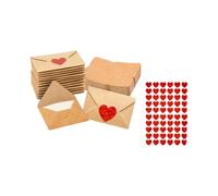 DIY Love Notes Box - Mini Blank Cards & Envelopes for Him Her - Cute Valentine’s Day for Boyfriend Valentine's Day Anniversary Card Long Distance Relationship Gifts For Boyfriend Girlfriend